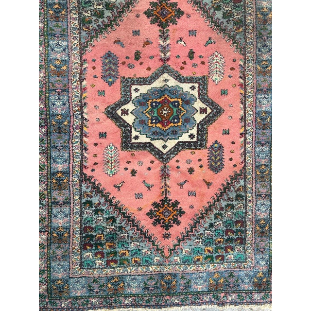Rustic Vintage Moroccan Rustic Rabat Rug, 1960s For Sale - Image 3 of 18