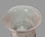 Transparent 21.5" Antique Victorian Cut Engraved and Frosted Hurricane Glass Lamp Shade For Sale - Image 8 of 9