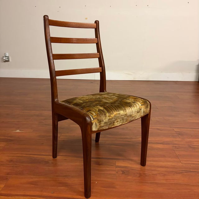 Brown G-Plan Vintage Ladderback Dining Chairs Set of 4 For Sale - Image 8 of 12