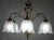 Metal Antique Gilded Metal and Glass Chandelier from Unbekannt, 2000s For Sale - Image 7 of 10