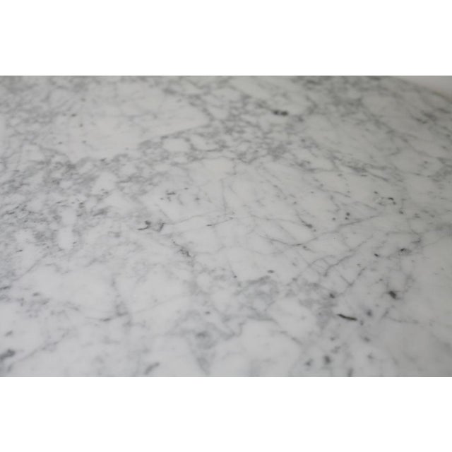 French Marble and Steel Table, 1970 For Sale - Image 6 of 18