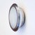 Industrial Small Porthole Wall Light with Opaline Glass, 1960s For Sale - Image 3 of 5