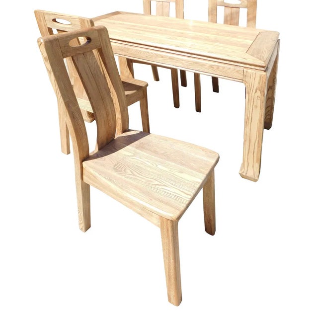 Light Wood Dining Set Chairish