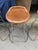 Late 20th Century Late 20th Century McGuire Leather and Stainless Steel Swivel Stool, Counter Stool (Set of 4) For Sale - Image 5 of 6