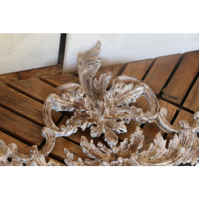 1970s Vintage La Barge Italian Rococo Style Carved Wall Mirror, Circa 1970s For Sale - Image 5 of 18