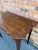 19th Century English Serpentine Top Side Table For Sale - Image 9 of 10