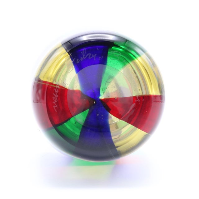 1980s 1980s "Pezzato" Vase by Fulvio Bianconi for Venini For Sale - Image 5 of 8