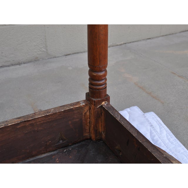 Antique Round Wood Side Table Chairish