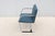 Ludwig Mies Van Der Rohe Brno Flat Bar Chair in Indigo Blue Vinyl by Gordon For Sale - Image 12 of 18