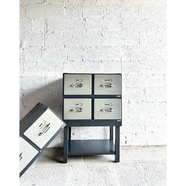 Vintage Archive Cabinet with Drawers from Strafor, 1960s For Sale - Image 15 of 17