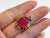 Bochic "Orient" Vintage Multi Sapphire & Ruby Ring Set In 18K Gold & Silver For Sale - Image 16 of 18