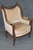 Pair of Antique French Louis XVI Bergère Chairs, Walnut Carved Frames With Down Cushions, Turn of the Century For Sale - Image 10 of 15