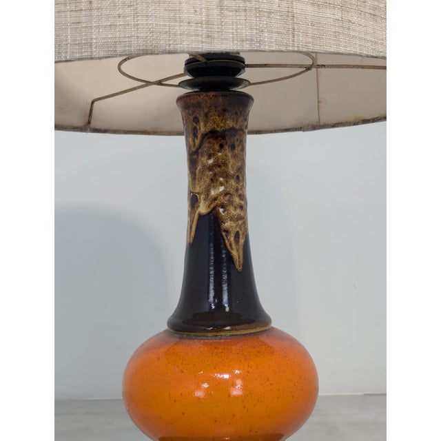 Fat Lava Ceramic Table Lamp, 1970s For Sale - Image 4 of 12