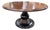 Hekman Round Pedestal Dining Table in Walnut Finish For Sale
