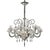 Majestic Imperial Murano Glass Rigadin Chandelier in Crystal Clear by Simoeng for Simoeng For Sale - Image 6 of 6