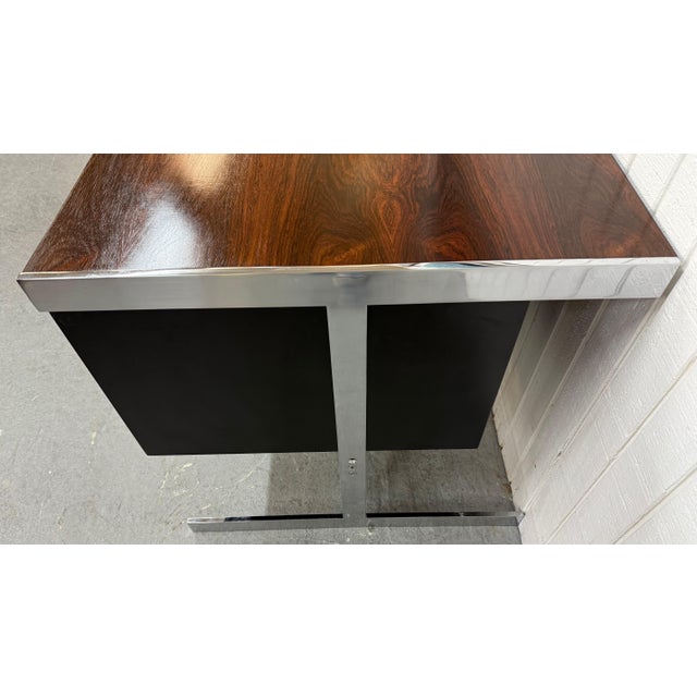 Mid-Century Modern Hugh Acton Style Rosewood Executive Desk For Sale - Image 10 of 13