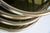 Brass Milo Baughman Style Four-Tier Brass and Smoked Glass Swivel Accent Table For Sale - Image 8 of 9