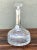 Vintage Etched Glass Decanter With Stopper For Sale - Image 4 of 11