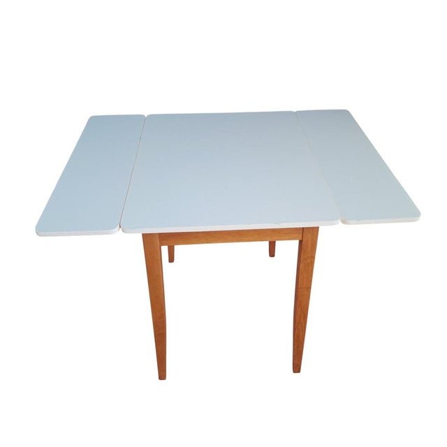 Mid-Century Formica Drop Leaf Dining Table, 1960 For Sale - Image 17 of 17