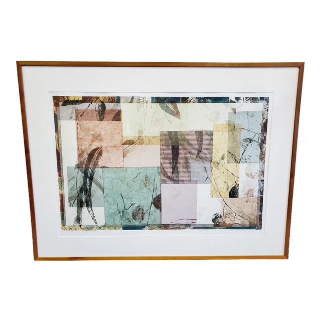 Late 20th Century 51” Howard Hersh Playing Field a Vintage Signed and Numbered Abstract Lithograph For Sale