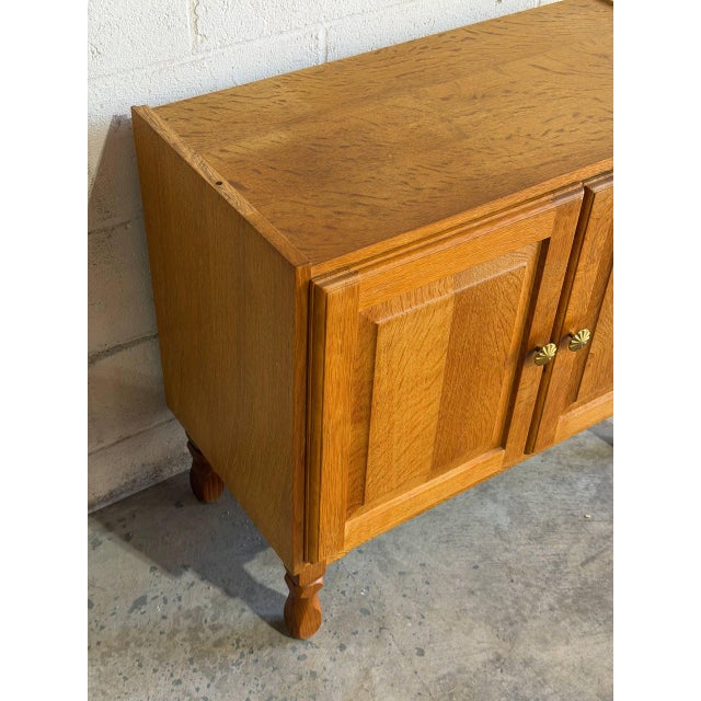 Danish Oak Small Storage Cabinet Mid-Century Modern 1970s For Sale - Image 4 of 10