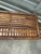 1970s Split Bamboo Rising Sun Console Table For Sale - Image 10 of 12