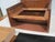 Wood Hans J. Wegner for Getama Floating Nightstand in Teak Glass & Brass 1960s Signed For Sale - Image 7 of 13