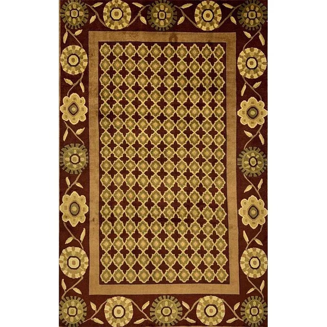 Handwoven Gabbeh Area Rug 6'7"×10'1" For Sale - Image 11 of 11