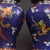 1910s Pair of Vintage Chinese Blue Cloisonné "Dragon & Phoenix" Covered Jars For Sale - Image 5 of 10