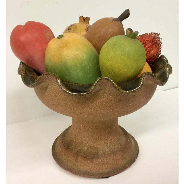 Colorful group of 9 species of tropical fruit sitting in a heavy planter from Italy. Keep these together or plant a nice...