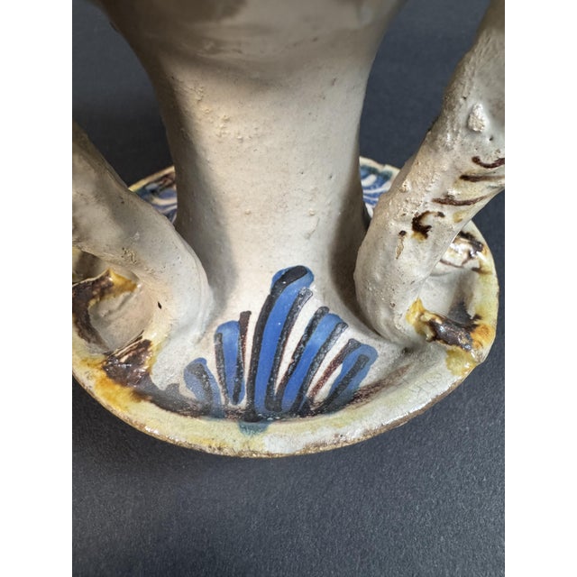 Laertina Majolica Salt Cellar, 1700s For Sale - Image 15 of 16