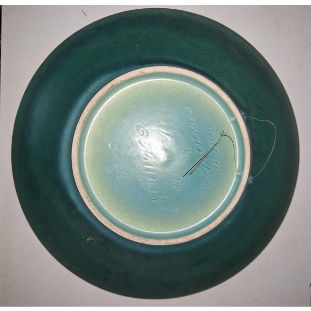 Vintage Wall Plate Wild Ducks from the 1970s by Ceramano For Sale - Image 4 of 5