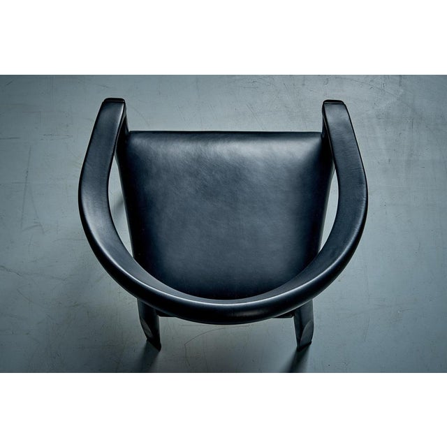Black Vintage Italian Miss Chairs by Afra & Tobia Scarpa for Molteni, 1980s, Set of 6 For Sale - Image 8 of 15