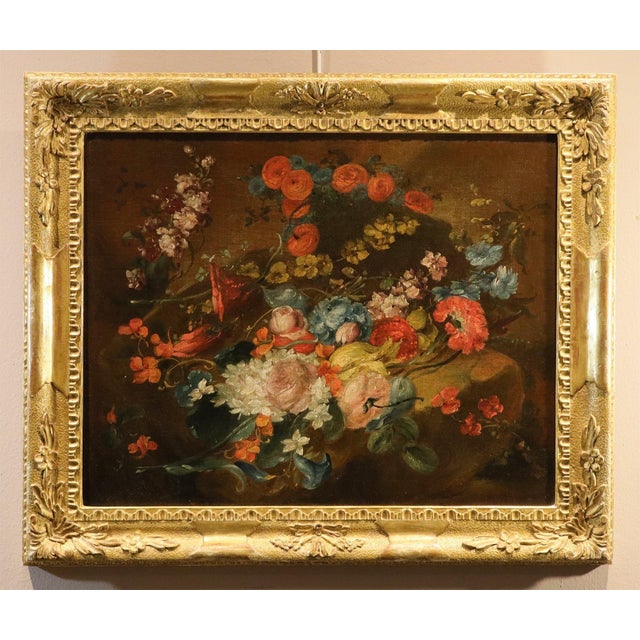 Antoine monnoyer the younger (paris 1671 - paris saint-germain-en-laye 1747) attributed pair of floral still lifes early...