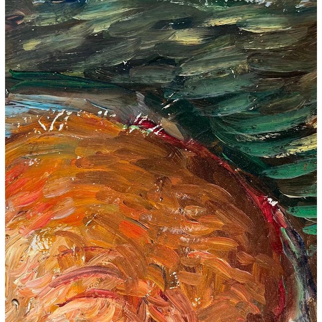 Vivaldo Martini, Self Portrait, Oil on Masonite For Sale - Image 6 of 12