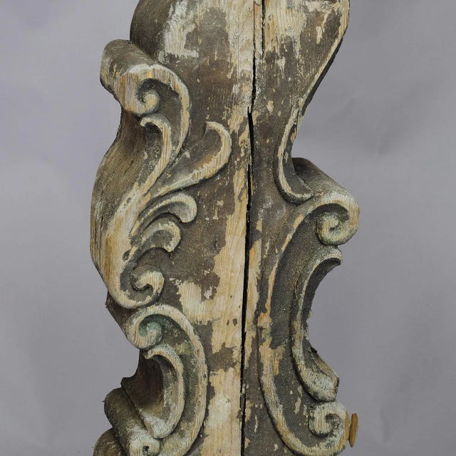 Set of Three Historical Dragon Head Wood Beams For Sale - Image 9 of 10