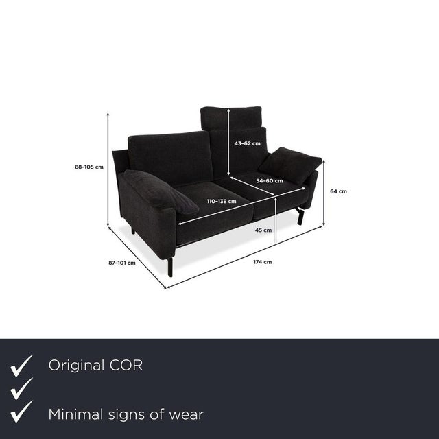 with the "Ala" model, manufacturer COR proves that a functional sofa doesn't have to look bulky. Quite the opposite: This...