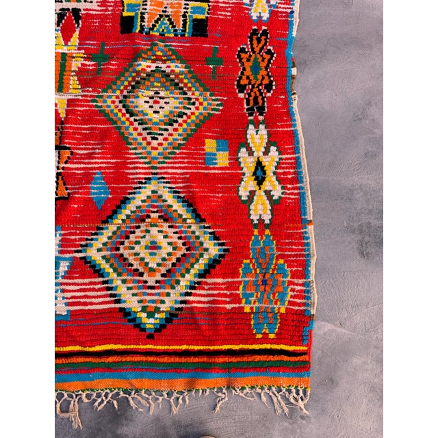 Vintage 3x10 Ft Moroccan Runner Rug For Sale In Cleveland - Image 6 of 9