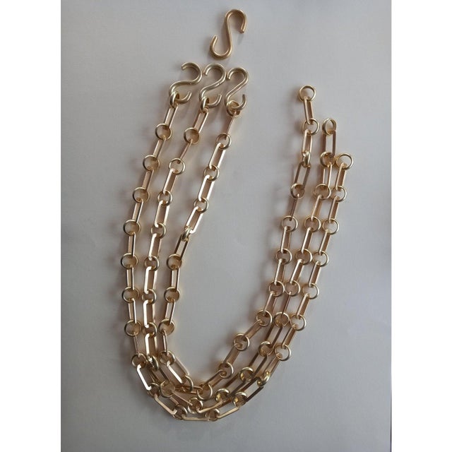 Cream Late 20th Century Ceiling Light in the Style of Giacometti For Sale - Image 8 of 9