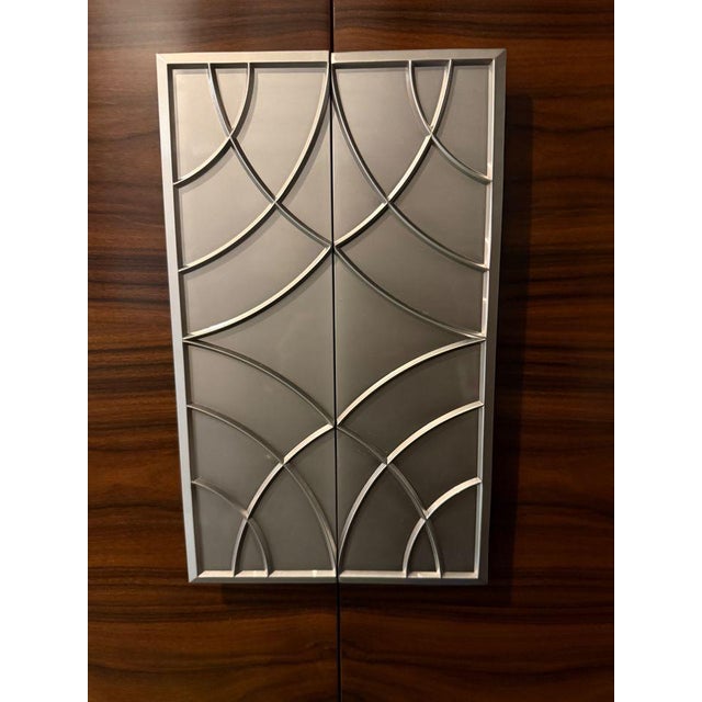 Contemporary Decca Home Bolier Rosewood Armoire For Sale - Image 3 of 17