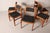 Black Vintage Danish Dining Chairs in Teak by Johannes Andersen for Uldum, 1960s, Set of 6 For Sale - Image 8 of 18