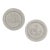 Pair of Lalique Glass and Frosted Ship Plates For Sale