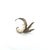 White 1990s Mikimoto Estate Akoya Pearl Brooch Pin 5-7 mm Silver For Sale - Image 8 of 10