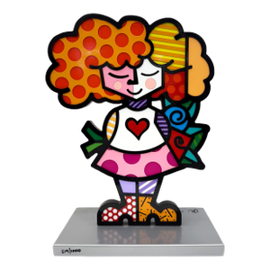 Romero Britto, Good Girl (Hand Signed Enamel on Iron Sculpture), 2006