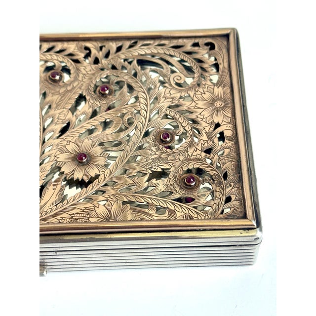 Oversized Vintage French Silver Compact Case by Boucheron For Sale - Image 17 of 17