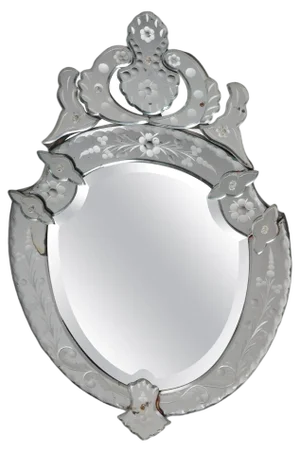 20th Century Venetian Round Wall Mirror
