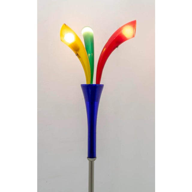 Italian Murano Glass Model Fireworks Floor Lamp from Barovier & Toso, 1990s For Sale - Image 4 of 9
