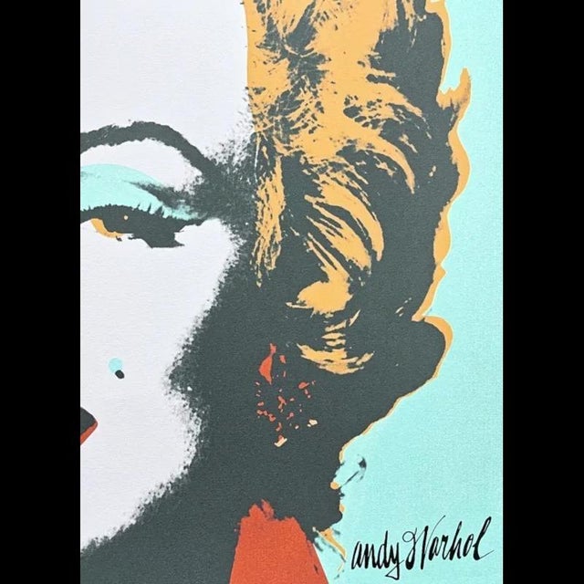 After Andy Warhol, Marilyn Monroe Light Green, 1980s, Print For Sale - Image 4 of 6