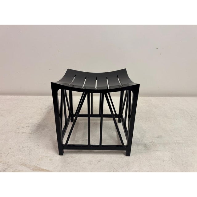 Black Thebes Style Stool, 1990s For Sale - Image 4 of 14