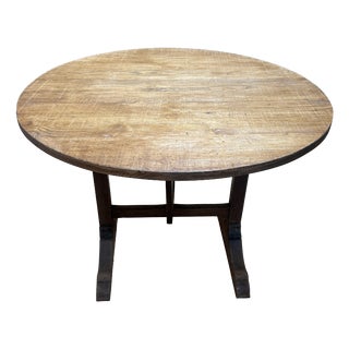 Winemaker Drop Leaf Tasting Table, 1950s For Sale